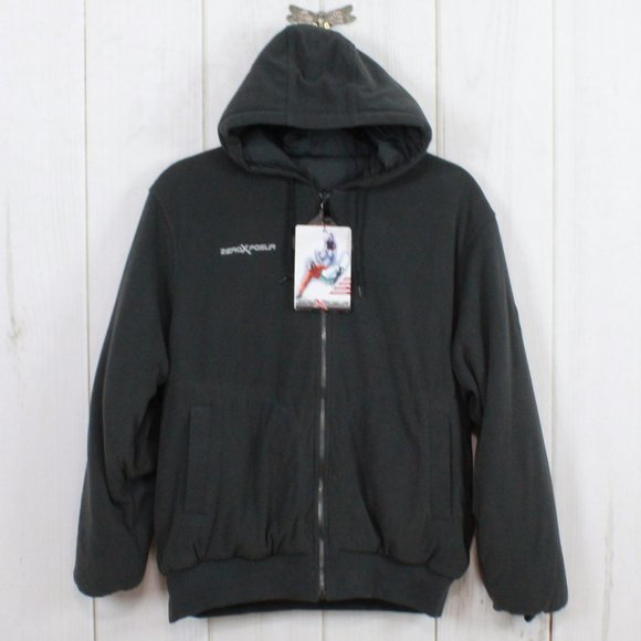 NWT ZeroXposur Men's Steel Polar Fleece Lightweight Comfort Reversible Jacket XL - Picture 4 of 12